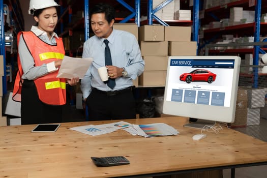 Car service website for online booking repair automobile garage technology snugly
