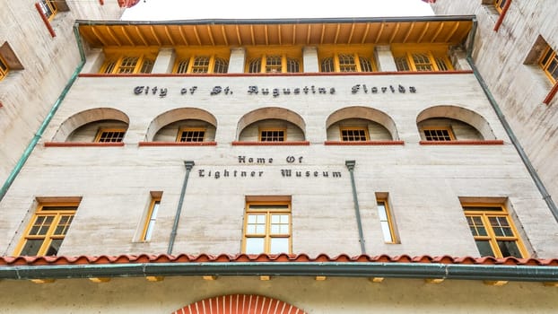 The Lightner Museum in St. Augustine, Florida, is a stunning example of restored historic architecture. Built in 1888, it now showcases a collection of art and antiques.