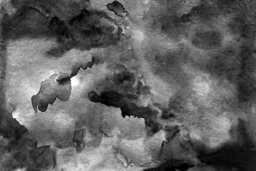 Black and white monochrome watercolor texture