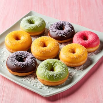 mochi donut combines the texture of Japanese mochi with the taste of classic donuts. They have a soft, chewy consistency. The main ingredient is rice flour .