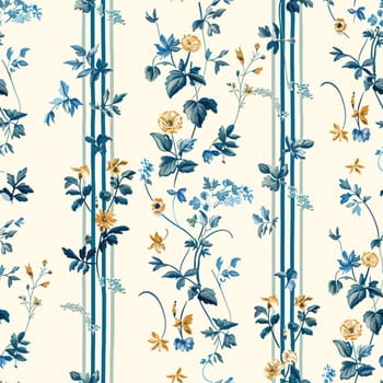 Seamless pattern, tileable floral holiday country cottage print, English countryside flowers theme for wallpaper, gift wrapping paper, scrapbook, fabric and product design inspiration