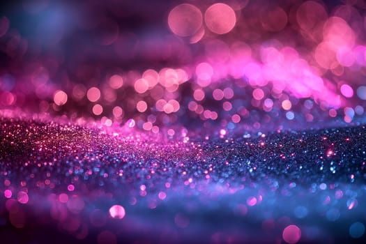 Glitter bokeh sparkle abstract colorful twinkling background glowing shiny bright vibrant pattern