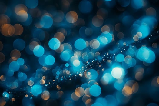 Abstract bokeh background with colorful blurred lights and glowing circles that shine brightly