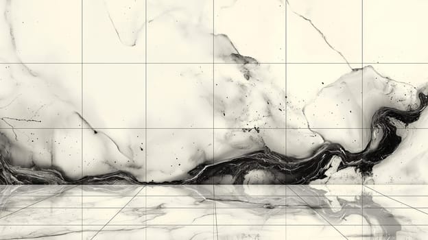 Elegant marble texture with black veins in an abstract pattern for modern and sophisticated designs