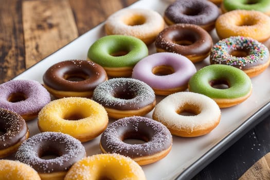 mochi donut combines the texture of Japanese mochi with the taste of classic donuts. They have a soft, chewy consistency. The main ingredient is rice flour .