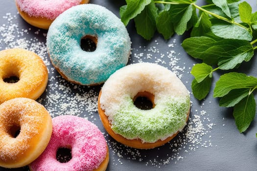 mochi donut combines the texture of Japanese mochi with the taste of classic donuts. They have a soft, chewy consistency. The main ingredient is rice flour .