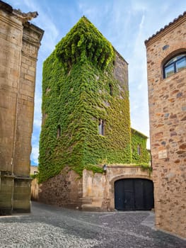 Tower of Sande in Caceres, Extremadura. Spain.