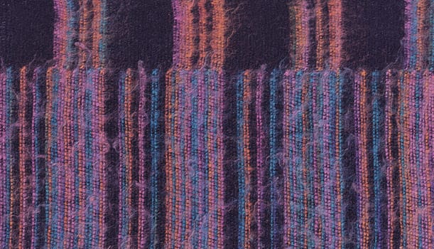 Nepalese textile background. Woven ethnic fabric