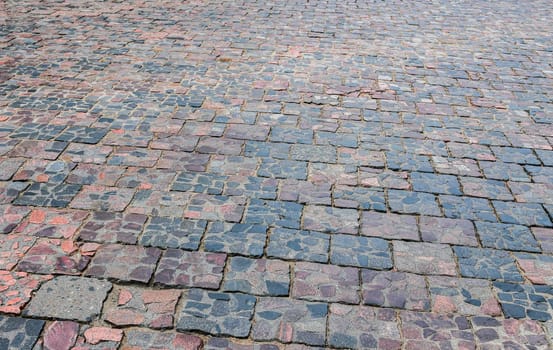 brick paving stones fo pattern path sidewalk abstract background rough road urban stone block paved.