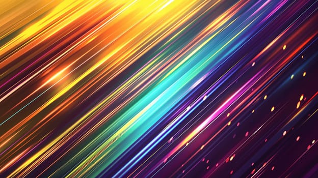 Colorful abstract digital art showing vibrant diagonal light streaks in a modern background design