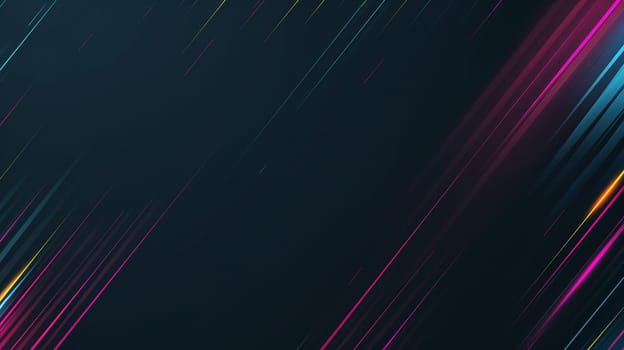 Abstract colorful light streaks with vibrant blue and dynamic diagonal pattern background