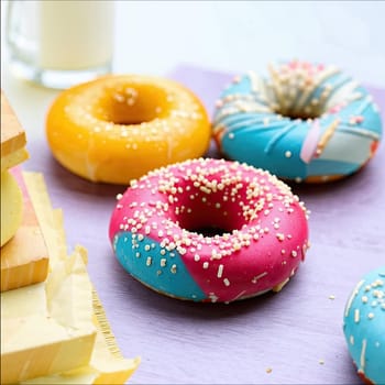 mochi donut combines the texture of Japanese mochi with the taste of classic donuts. They have a soft, chewy consistency. The main ingredient is rice flour .