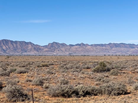 Distant mountains in Ikara Flinders Ranges South Australia