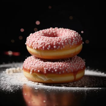 mochi donut combines the texture of Japanese mochi with the taste of classic donuts. They have a soft, chewy consistency. The main ingredient is rice flour .