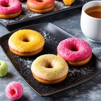 mochi donut combines the texture of Japanese mochi with the taste of classic donuts. They have a soft, chewy consistency. The main ingredient is rice flour .