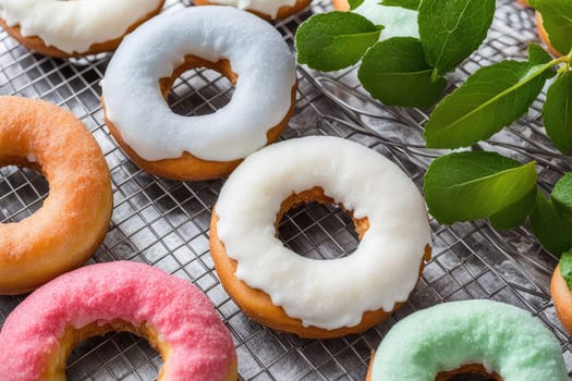 mochi donut combines the texture of Japanese mochi with the taste of classic donuts. They have a soft, chewy consistency. The main ingredient is rice flour .