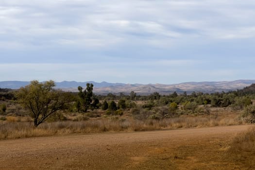 Distant mountains in Ikara Flinders Ranges South Australia