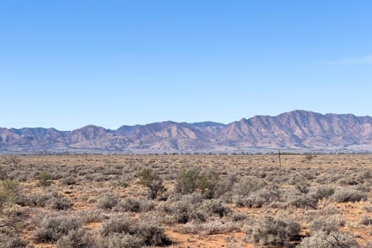 Distant mountains in Ikara Flinders Ranges South Australia