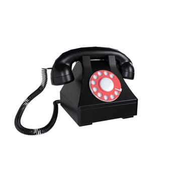 Telephone isolated on white background