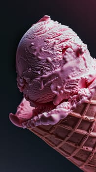 Ice cream commercial, macro food texture background design
