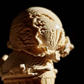 Ice cream commercial, macro food texture background design