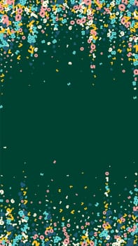 Concept of school background. Colorful childish falling letters of English language. Foreign languages study concept. Back to school banner .