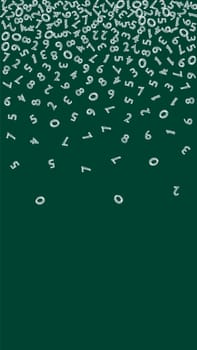 Falling letters of English language. Colorful childish flying characters of Latin alphabet. Foreign languages study concept. Back to school banner .