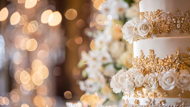 Grand wedding decoration in the country manor, floral decor and event celebration, flowers, wedding aisle and tablescape in the garden, English countryside style idea