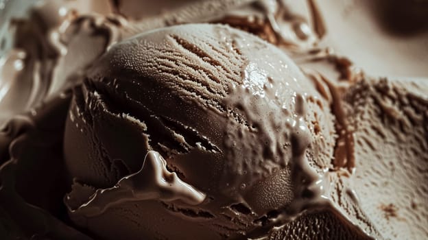 Ice cream commercial, macro food texture background design