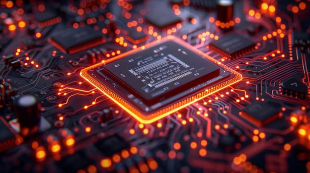 A close-up shot of a central processing unit