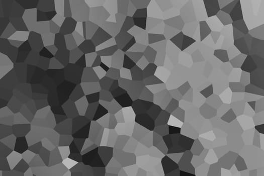 Three-dimensional volume digital style of mosaic-like forms. Gray,mosaic,gradient background. Background of mosaic-like shapes..