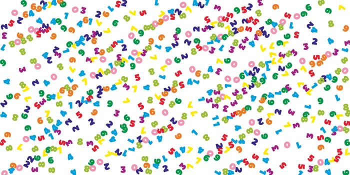 Falling letters of English language. Colorful childish flying characters of Latin alphabet. Foreign languages study concept. Back to school banner .