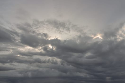 Amazing clouds like a heaven for background wallpaper and texture. The sky is being covered with fluffy white clouds, Concept idea of Imaginative clouds nature, Nature abstract composition, Space for text, Selective focus.