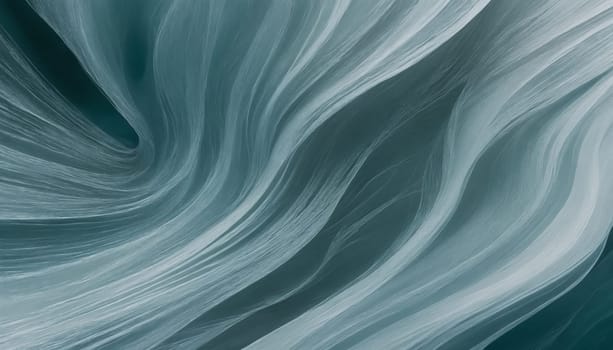 A deep teal canyon with smooth, layered walls that twist and turn like a ribbon, creating an otherworldly, abstract effect.