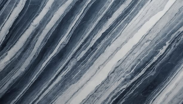 A close-up shot of natural stone, revealing a captivating pattern of swirling gray and white veins. The texture is smooth and polished, creating a luxurious and elegant aesthetic.