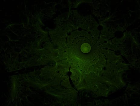 Imaginatory lush fractal texture image abstract background