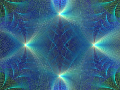 Imaginatory lush fractal texture image abstract background