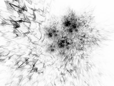 Imaginatory lush fractal texture image abstract background