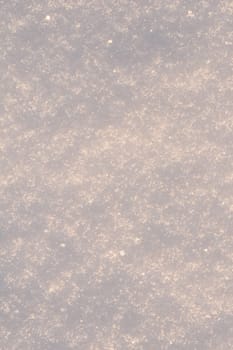 White frost snow toned in blue background.