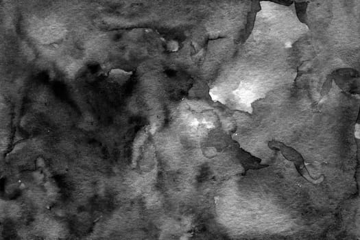 Black and white monochrome watercolor texture
