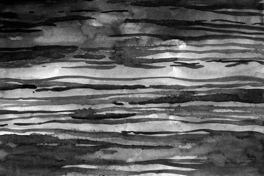 Black and white monochrome watercolor texture