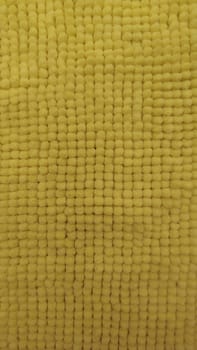 yellow background soft carpet texture object. High quality photo