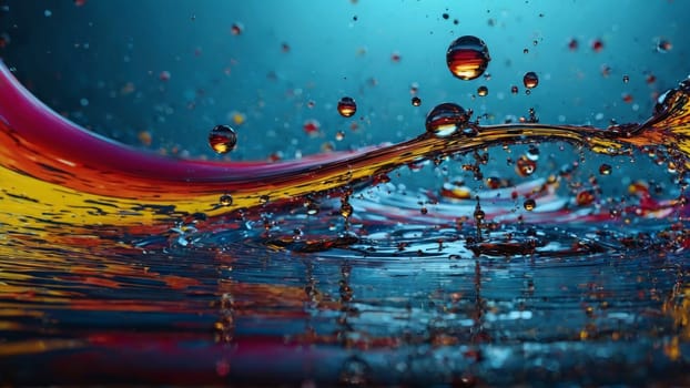 Abstract background with water drops