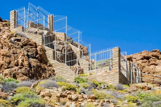 Entrance to Simon van der Stel's copper mine near the town of Springbok, in the Northern Cape Namaqualand