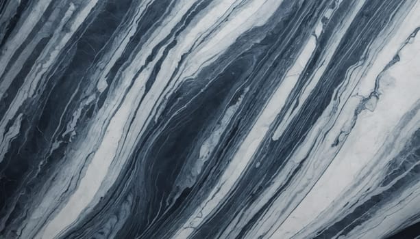 Close-up view of a rock formation with alternating bands of grey and white, creating a visually stunning pattern. The lines appear to converge towards a single point, suggesting depth and perspective. The texture of the rock is rough, with visible grain and subtle variations in shade.