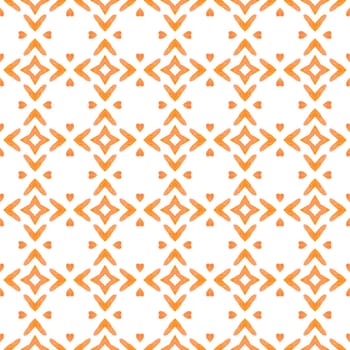 Arabesque hand drawn design. Orange curious boho chic summer design. Textile ready unequaled print, swimwear fabric, wallpaper, wrapping. Oriental arabesque hand drawn border.