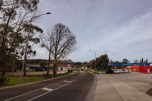 CANN RIVER, AUSTRALIA - MAY 30 2024: The quaint township of Cann River on a cool autumn afternoon in Victoria, Australia