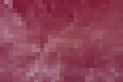 Futuristic gradient background made of red square pixels. Background for design with copy space.