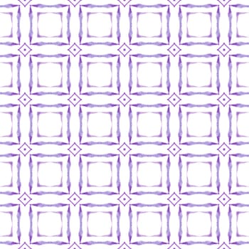 Chevron watercolor pattern. Purple terrific boho chic summer design. Textile ready alive print, swimwear fabric, wallpaper, wrapping. Green geometric chevron watercolor border.