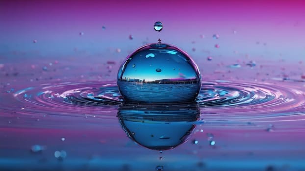 Abstract background with water drops